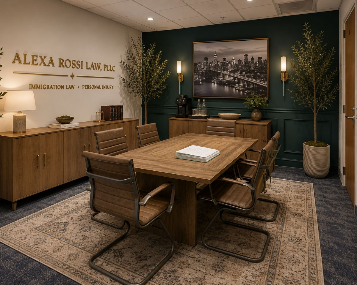 Alexa Rossi Law office conference room
